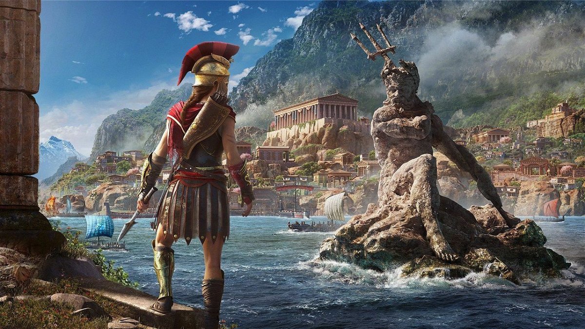 Un concept art promozionale di Assassin's Creed Odyssey