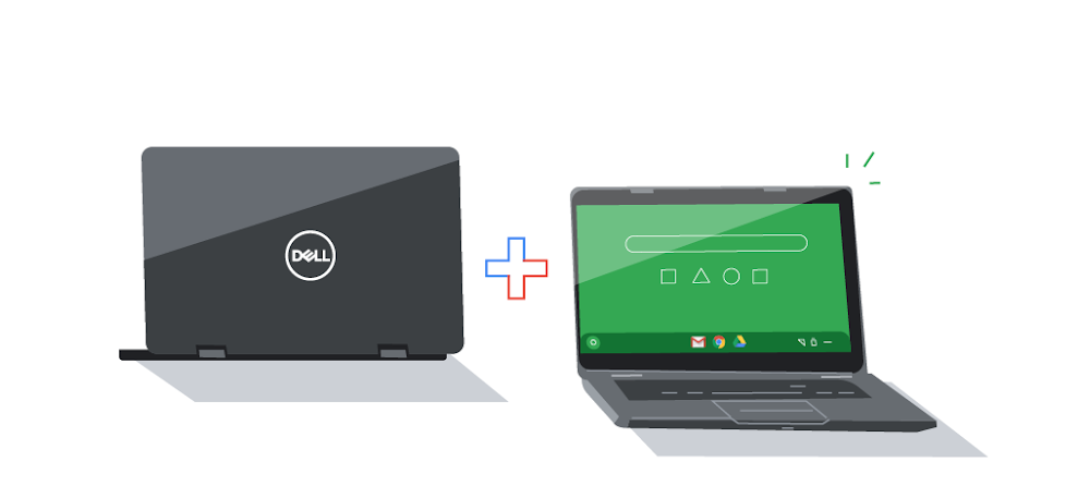 Due icone di DELL Chromebook