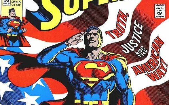 Particolare della copertina di Superman #53, marzo 1991