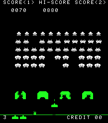 L'arcade di Space Invaders
