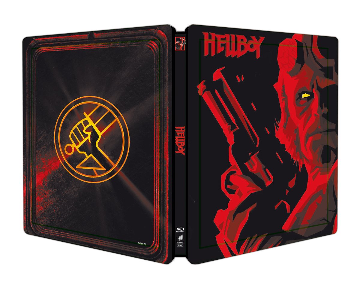 Foto esterna dello steelbook di Hellboy