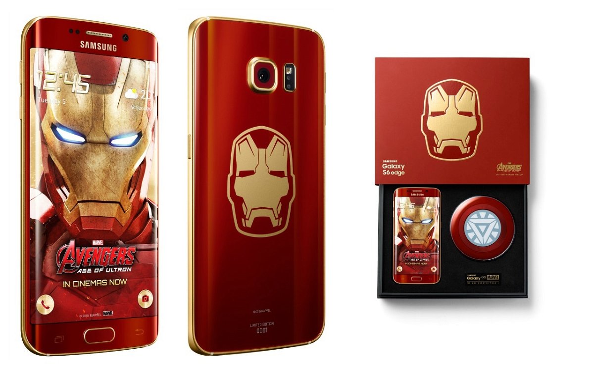 Il telefono Samsung modellato secondo Iron Man