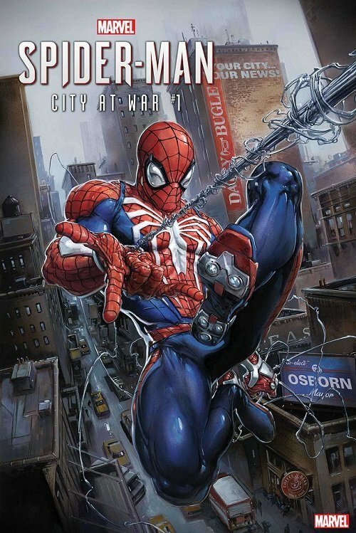 La copertina del primo numero di Marvel's Spider-Man: City at War