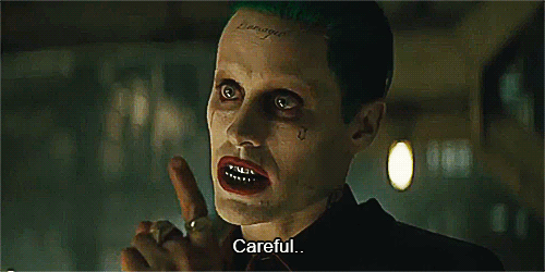 Una gif sul Joker di Jared Leto