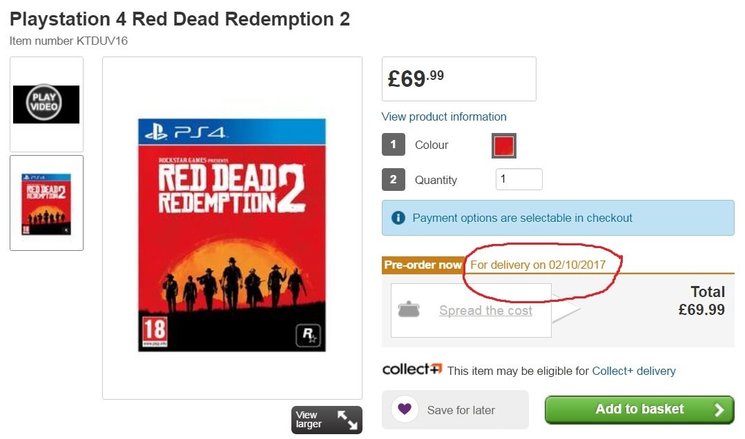 Red Dead Redemption 2 in uscita su PS4 e Xbox One