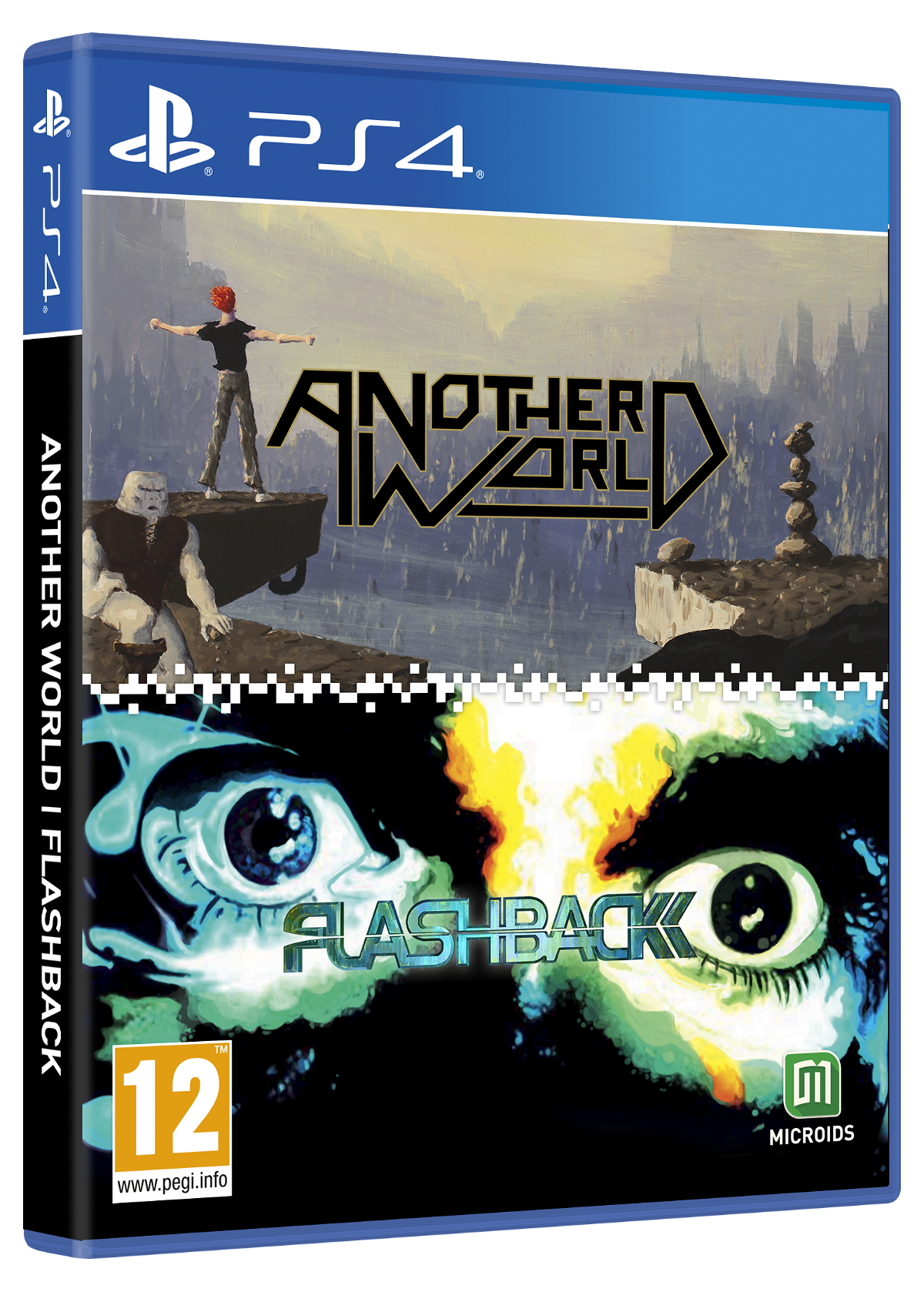 La copertina di Another World e Flashback su PS4
