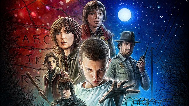 Il poster di Stranger Things