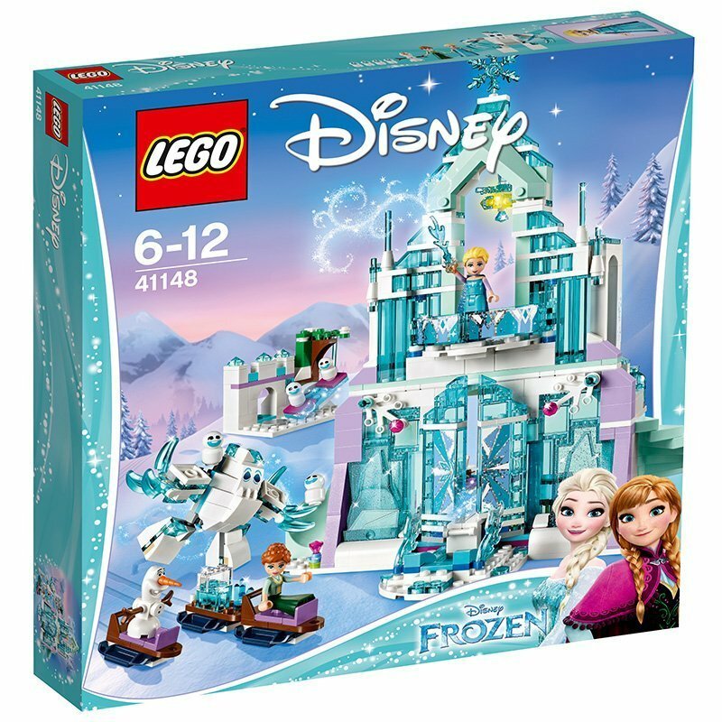 Dettagli del box del set Il magico castello di ghiaccio di Elsa di LEGO