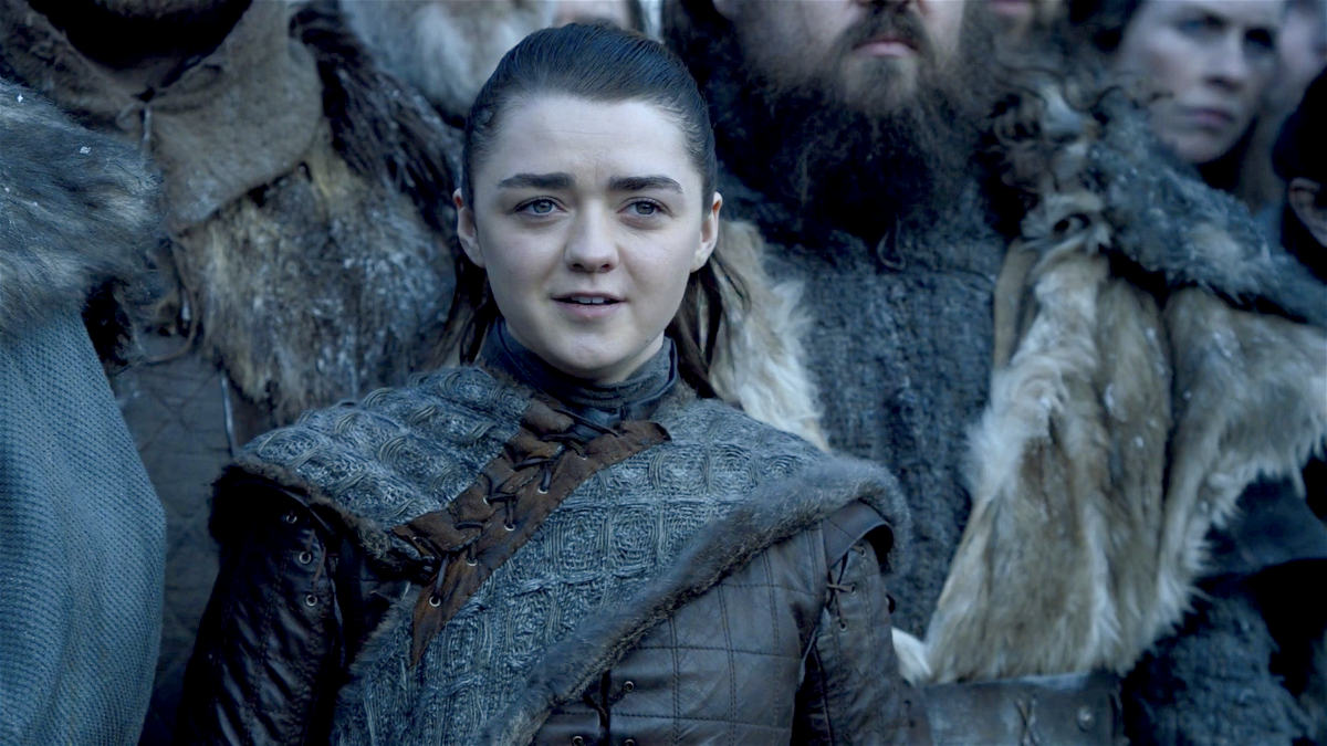 Maisie Williams in Game of Thrones 8x01