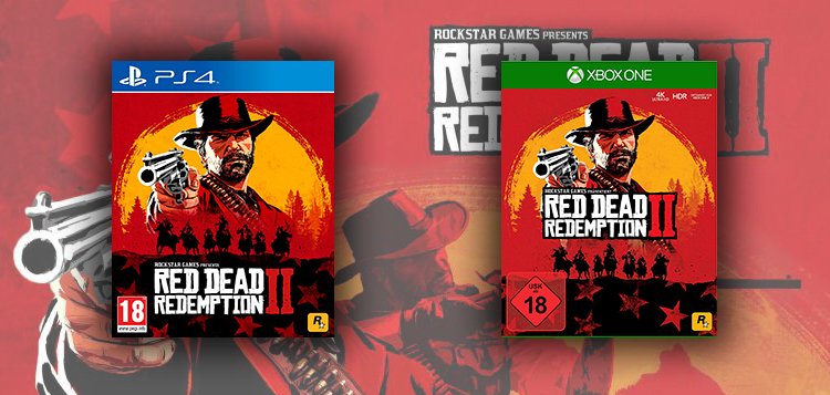 Copertine di Red Dead Redemption 2 per PlayStation 4 e Xbox One