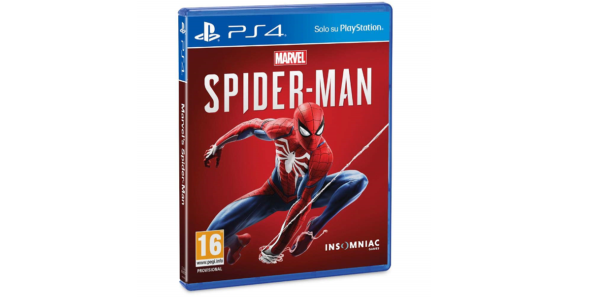 La copertina di Marvel's Spider-Man per PlayStation 4