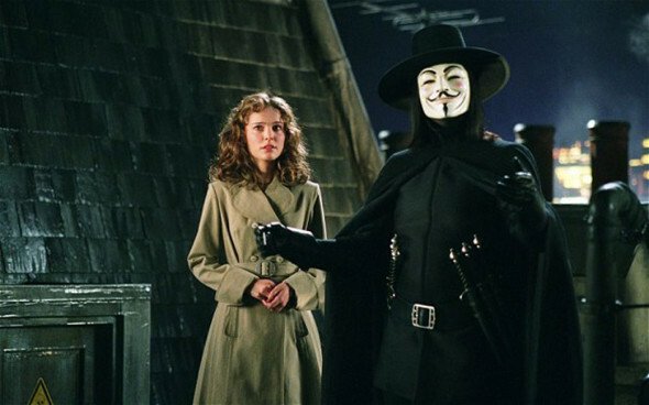 I due protagonisti di V per Vendetta