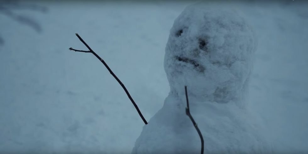 L'Uomo di Neve: l'inquietante pupazzo di neve lasciato dal serial killer
