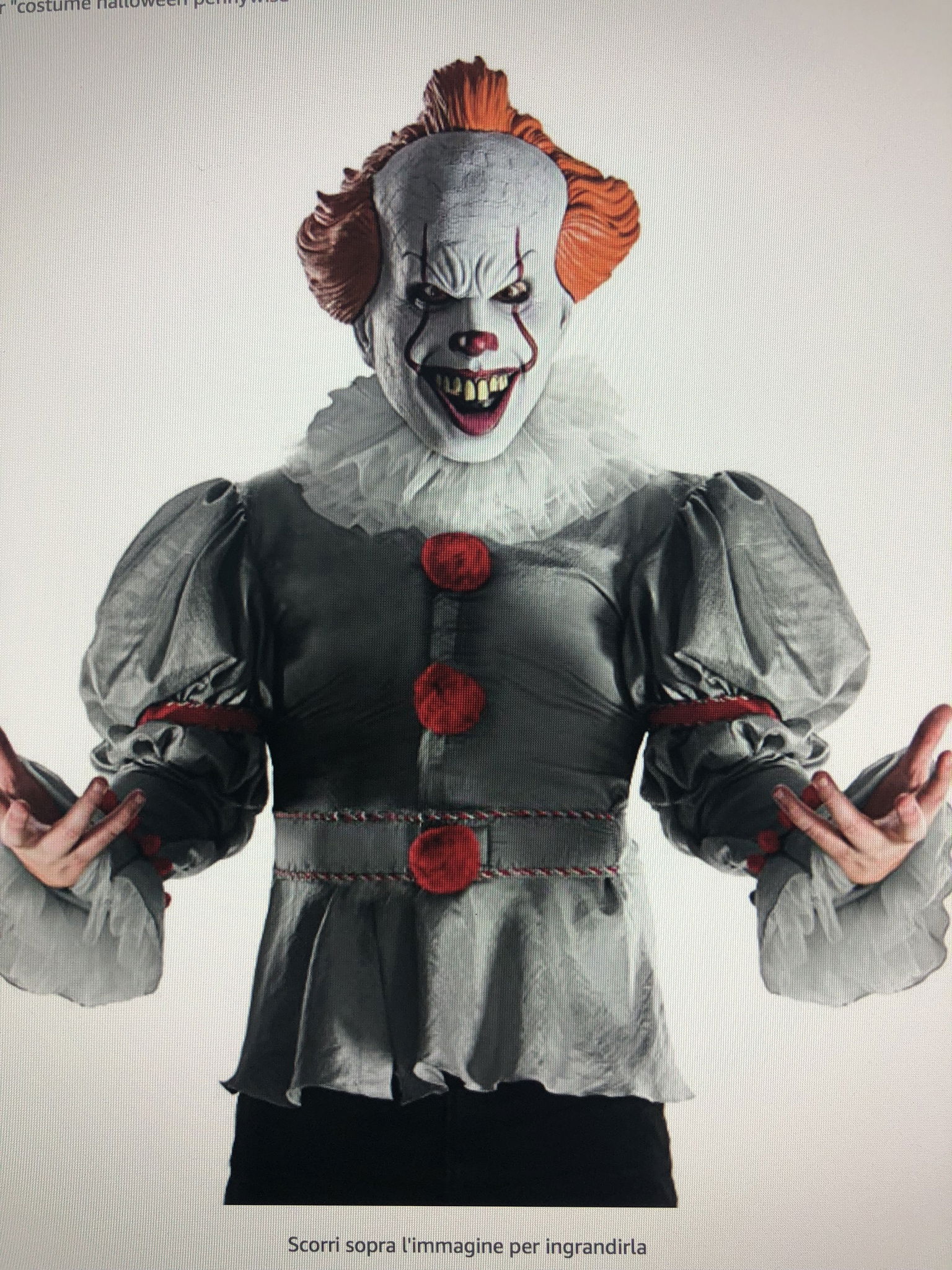 Il costume da Pennywise