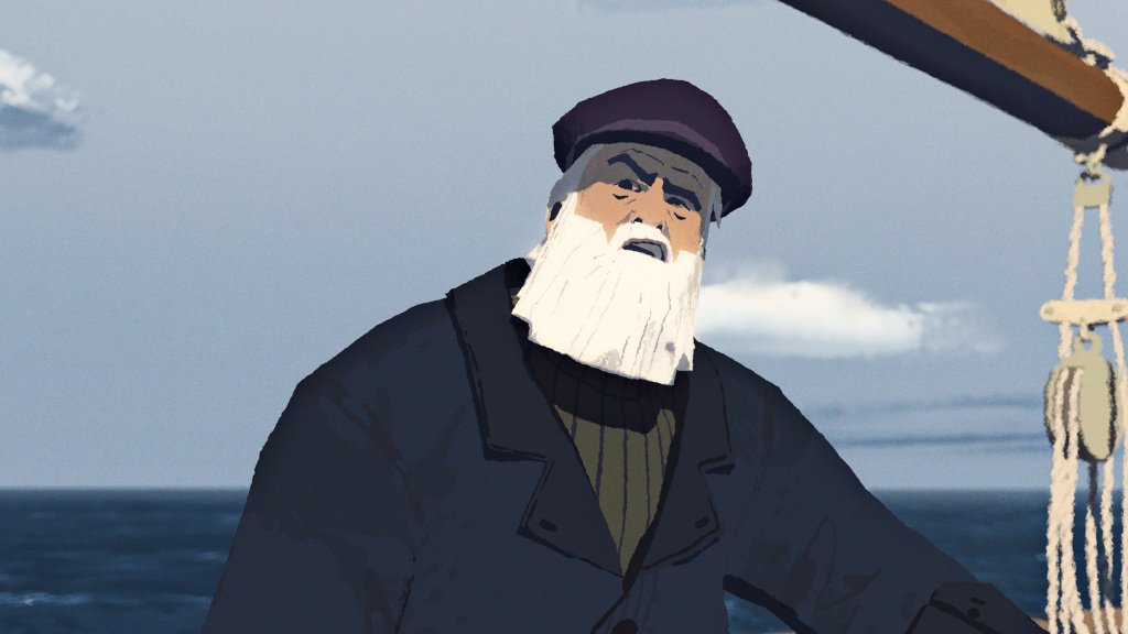 Il vecchio Avery in una scena di Age of Sail