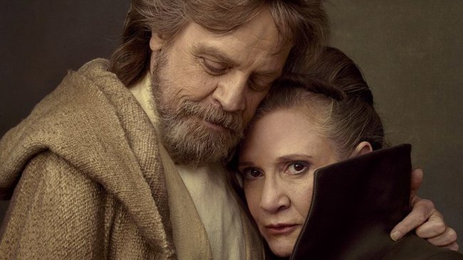 Luke e Leila in Star Wars