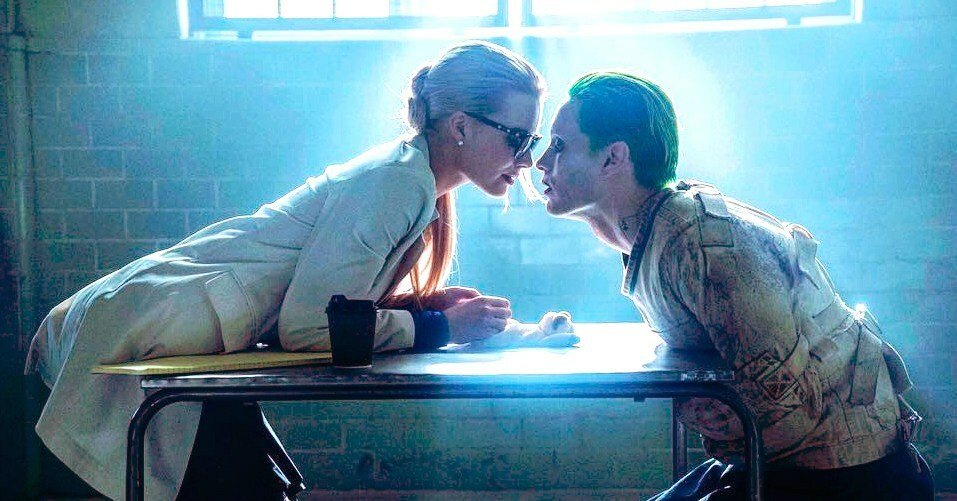 Harley Quinn e Joker in una scena