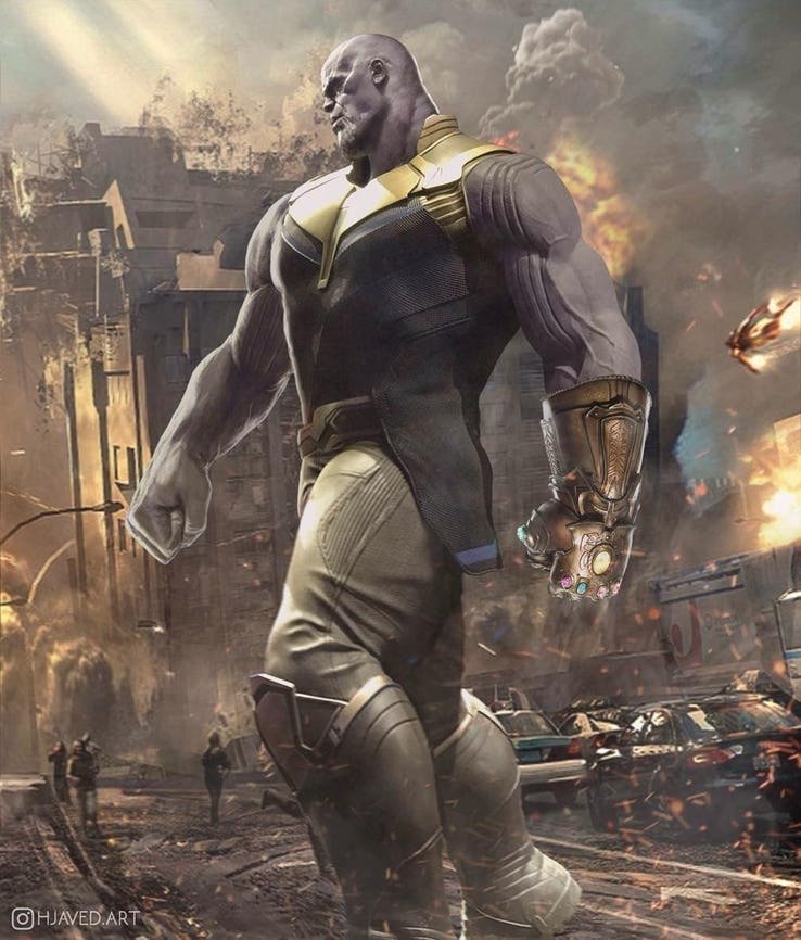 Fan art di Thanos