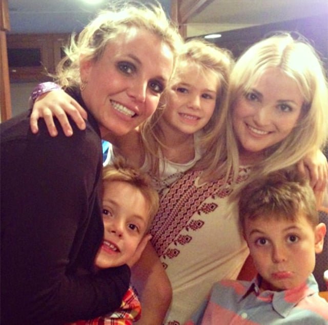 Britney Spears con i suoi figli, Maddie e la sorella Jamie