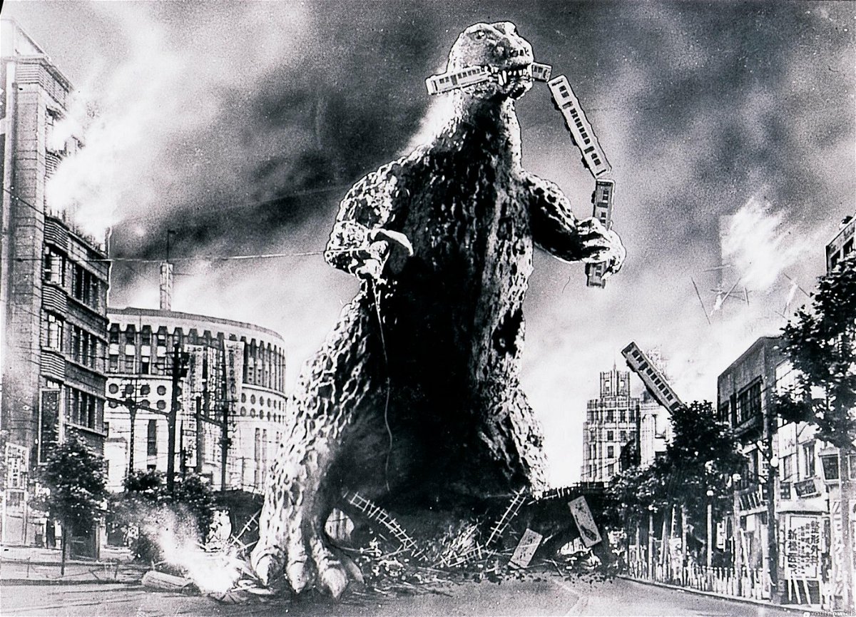 Godzilla del 1954 in bianco e nero