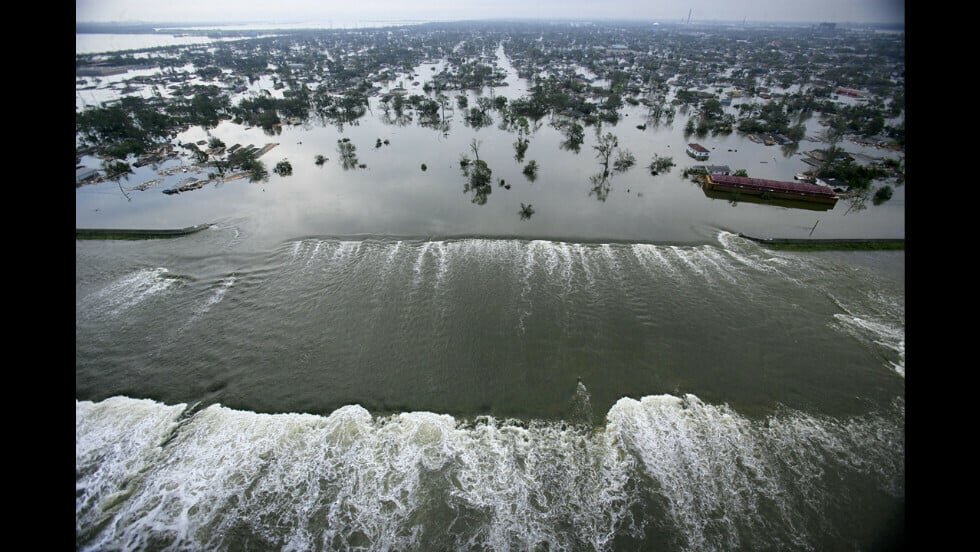 La furia dell'uragano Katrina