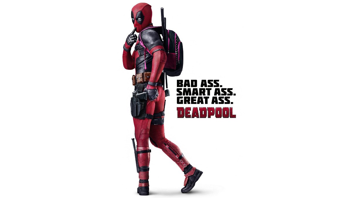 Ryan Reynolds in un poster di Deadpool