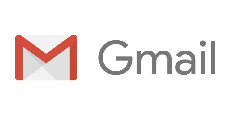 Il logo ufficiale del client di posta elettronica Gmail