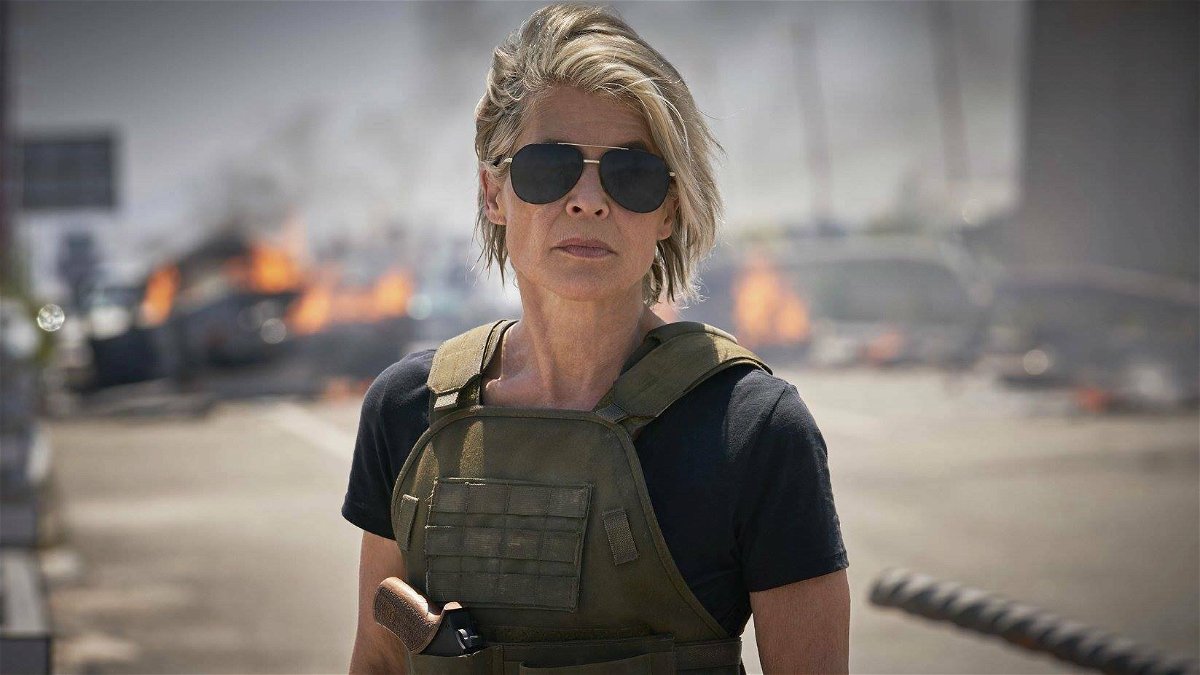 Linda Hamilton in Terminator: destino oscuro