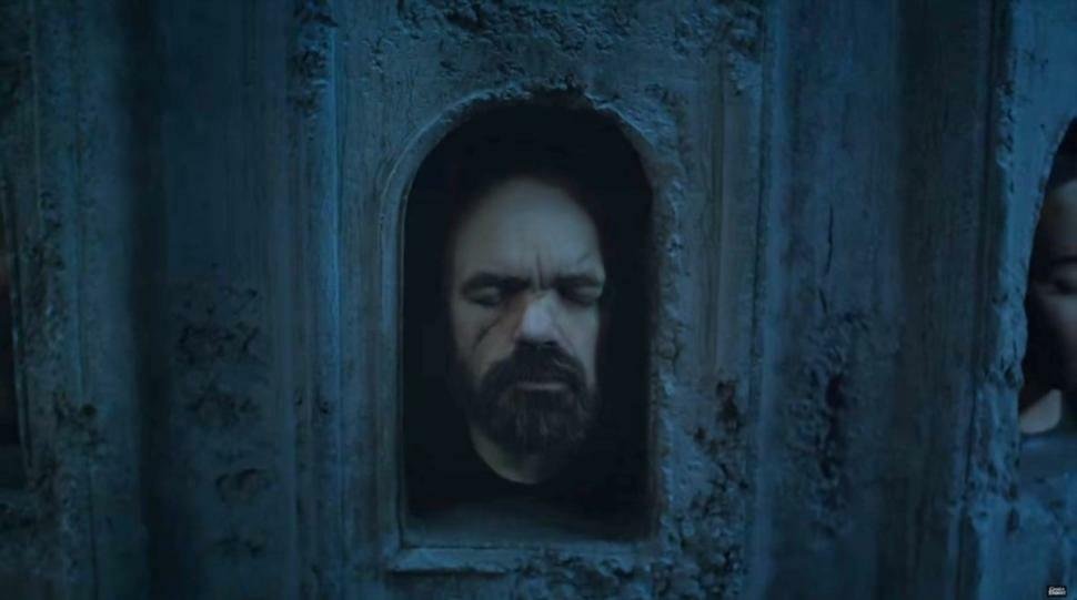 Il volto di Tyrion nella stagione 6 di Game of Thrones
