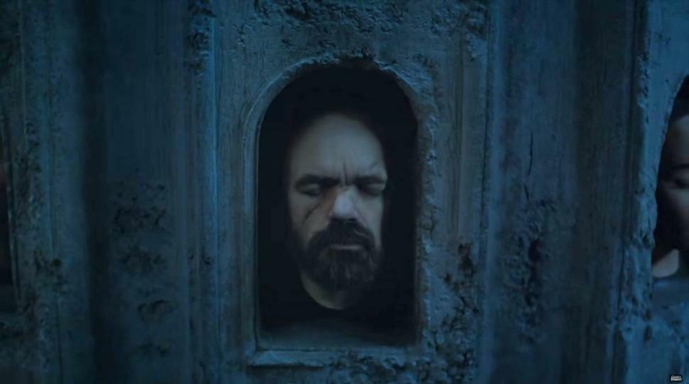 Clicca per vedere l'immagine originale Il volto di Tyrion nella stagione 6 di Game of Thrones