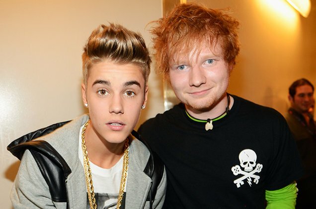 Justin Bieber e Ed Sheeran sono buoni amici