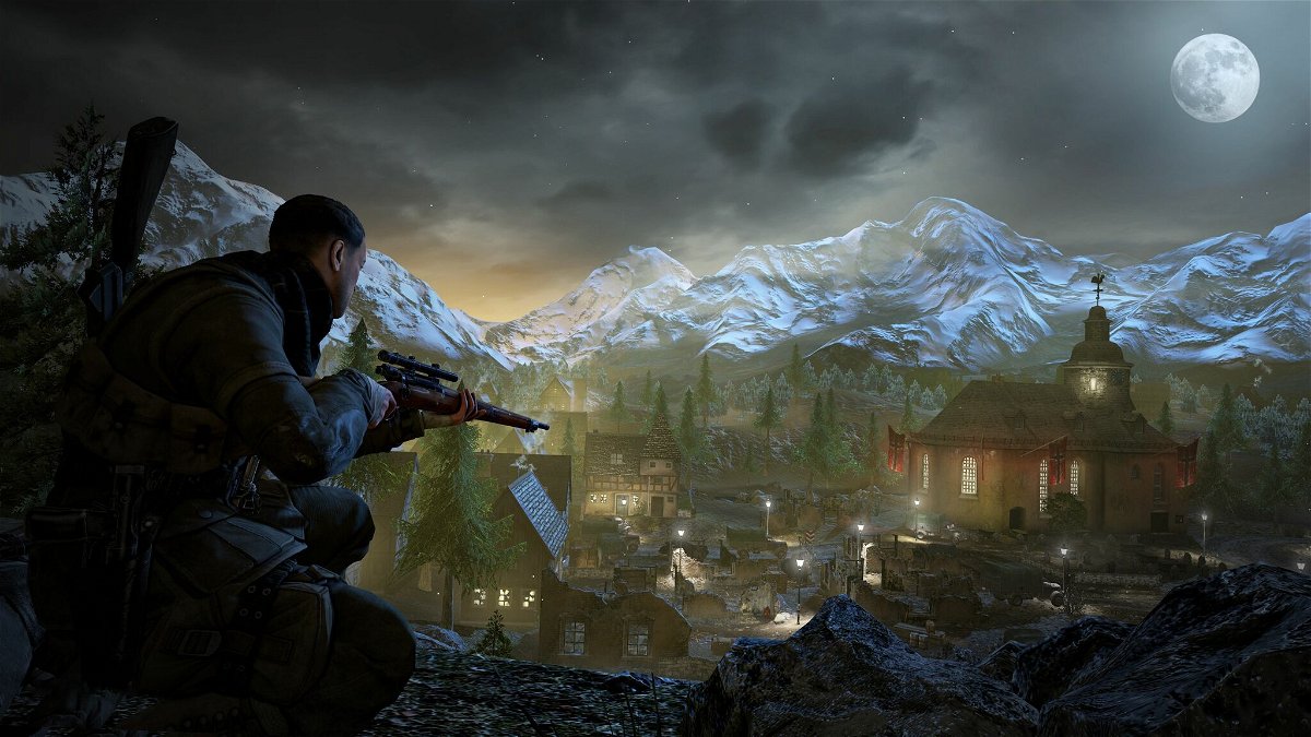 Uno screenshot da Sniper Elite V2