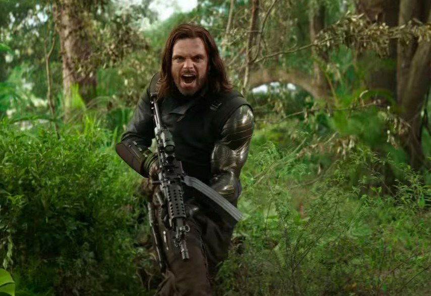 Clicca per vedere l'immagine originale Il Soldato d'Inverno entra in azione nello spot di Infinity War