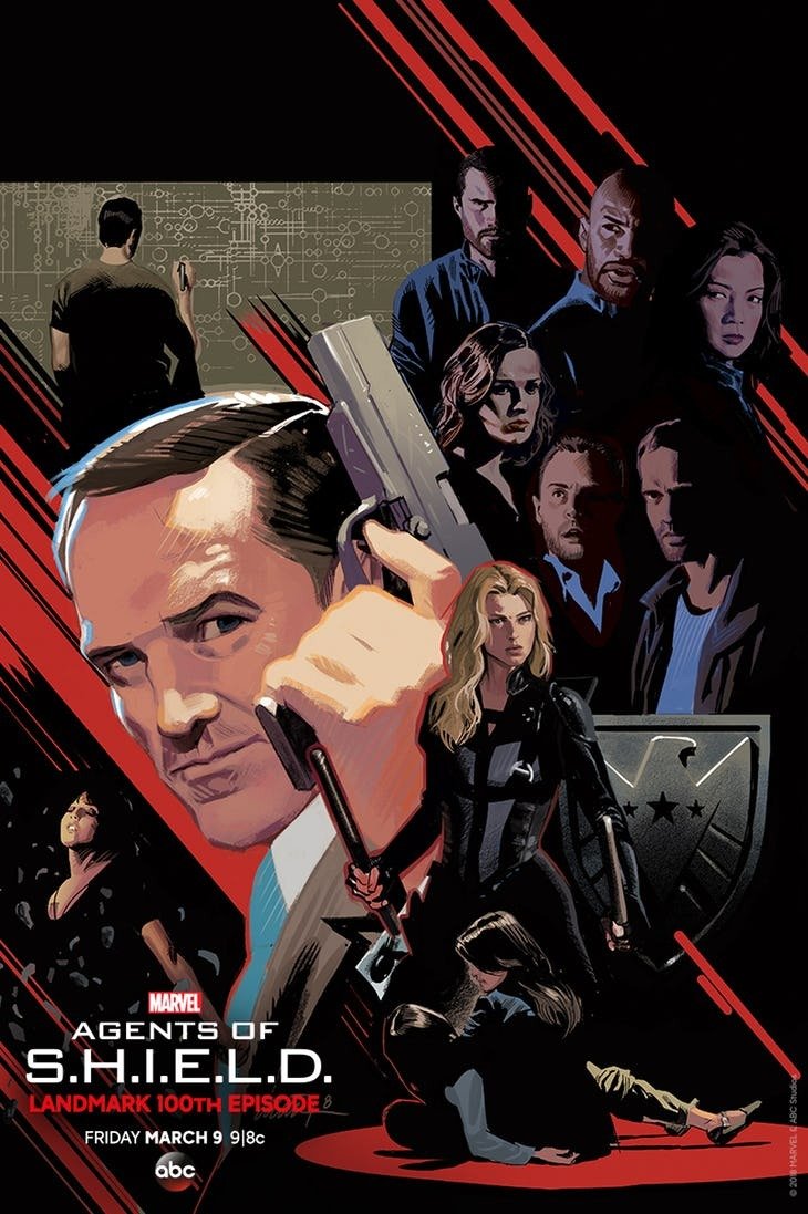 L'art poster di Marvel’s Agents of S.H.I.E.L.D. - episodio 100