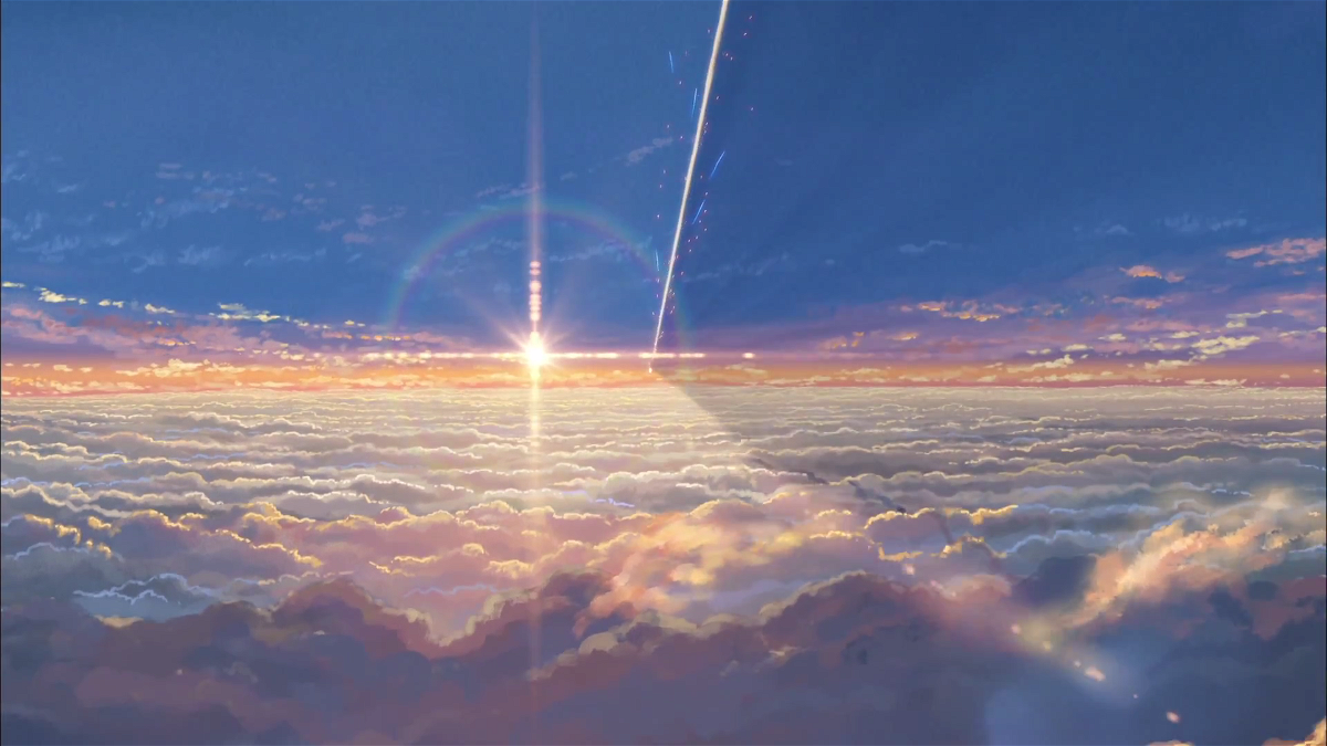La cometa che cambierà i destini di Taki e Mitsuha nel cielo di Your Name