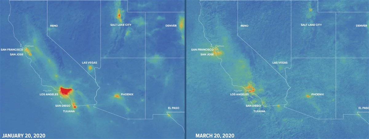 Mappa interattiva inquinamento nello stato della California