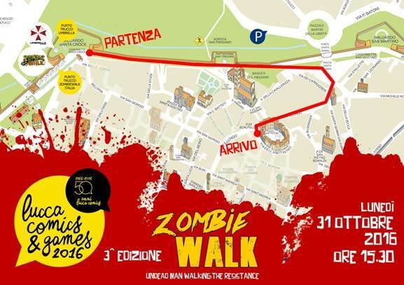 La Zombie Walk è uno degli appuntamenti fissi di Lucca Comics
