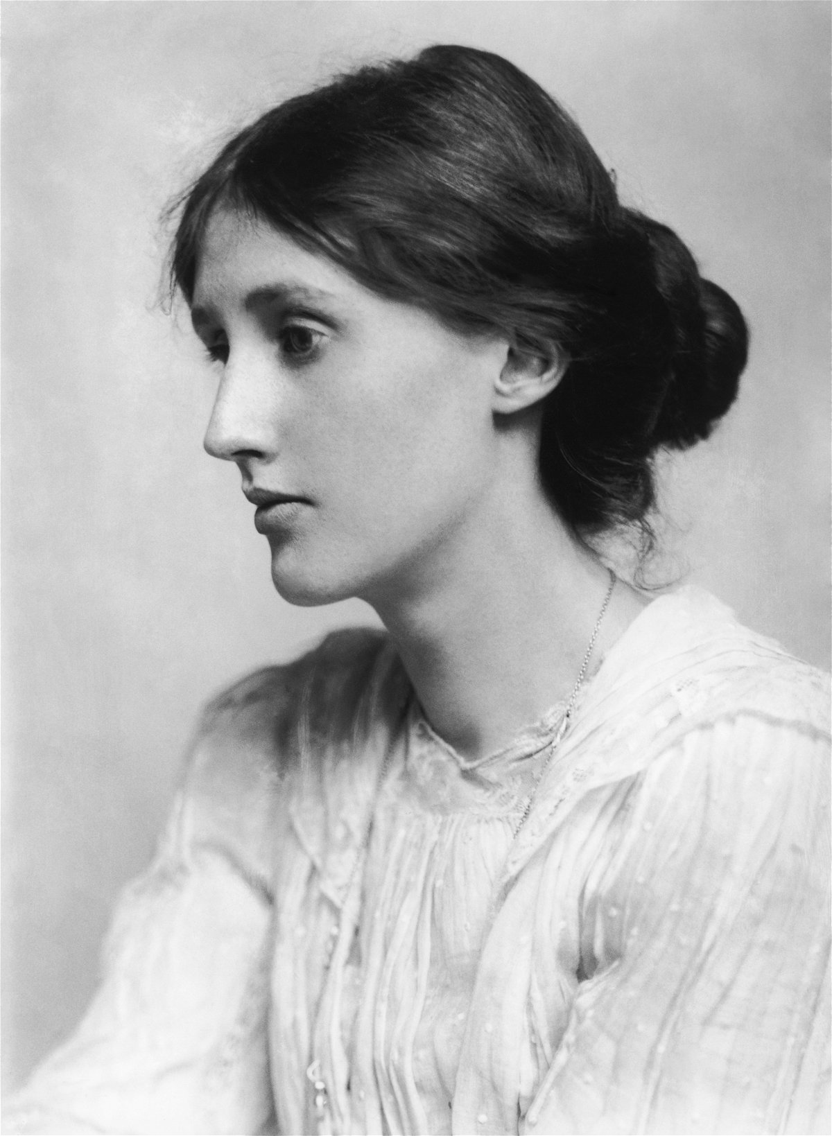 Virginia Woolf in primo piano