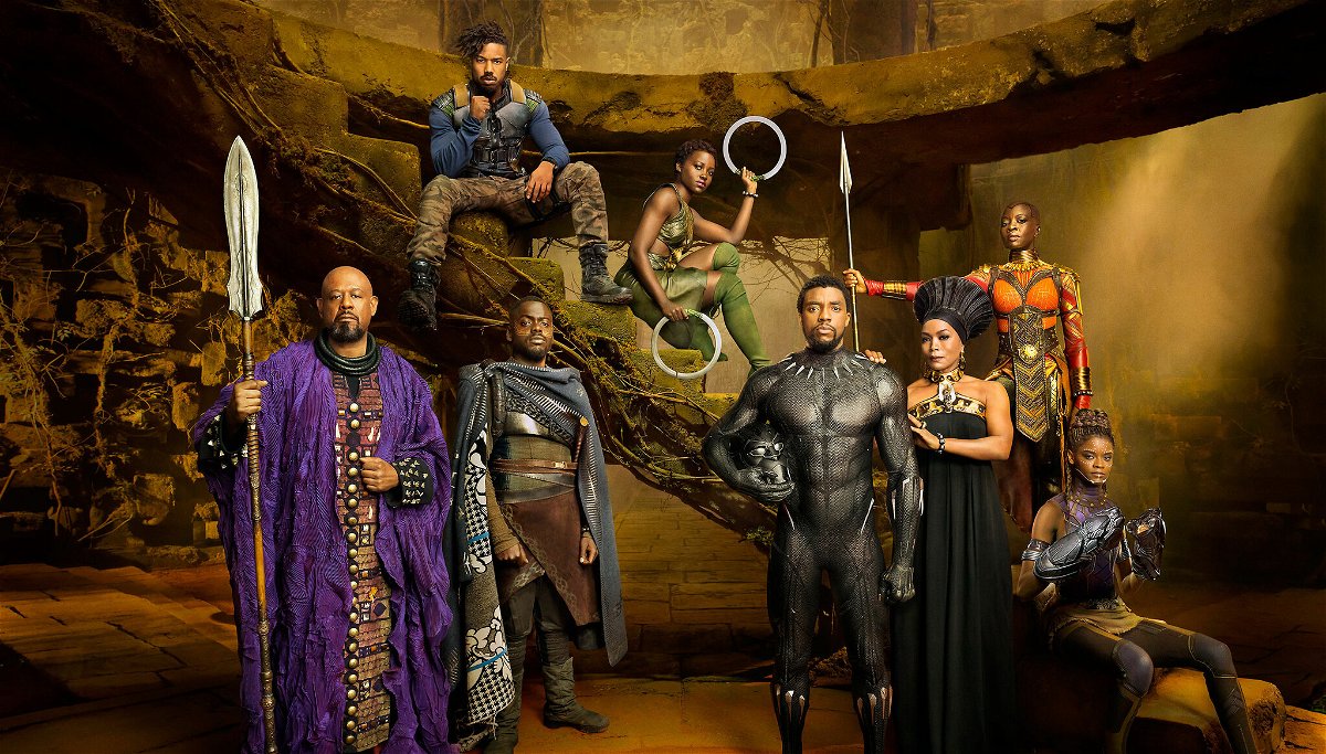 Il cast di Black Panther riunito sul set