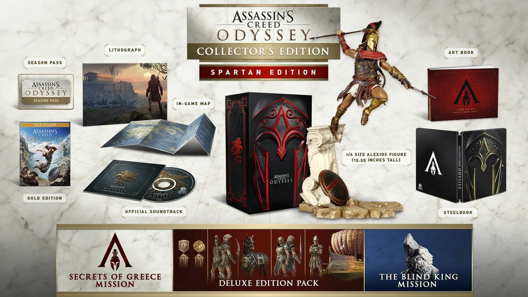 La Spartan Edition di Assassin's Creed Odyssey in uscita il 5 ottobre