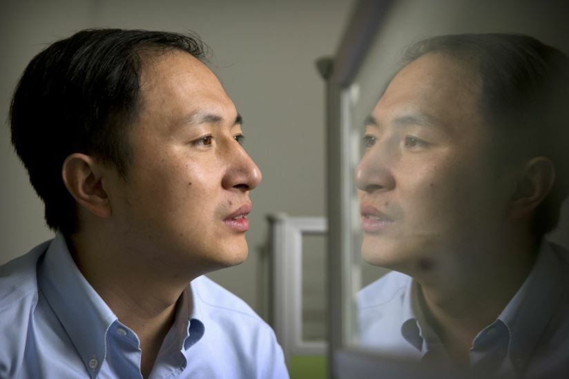 Clicca per vedere l'immagine originale Il genetista cinese He Jiankui