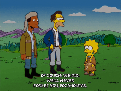 I Simpson citazione Pocahontas