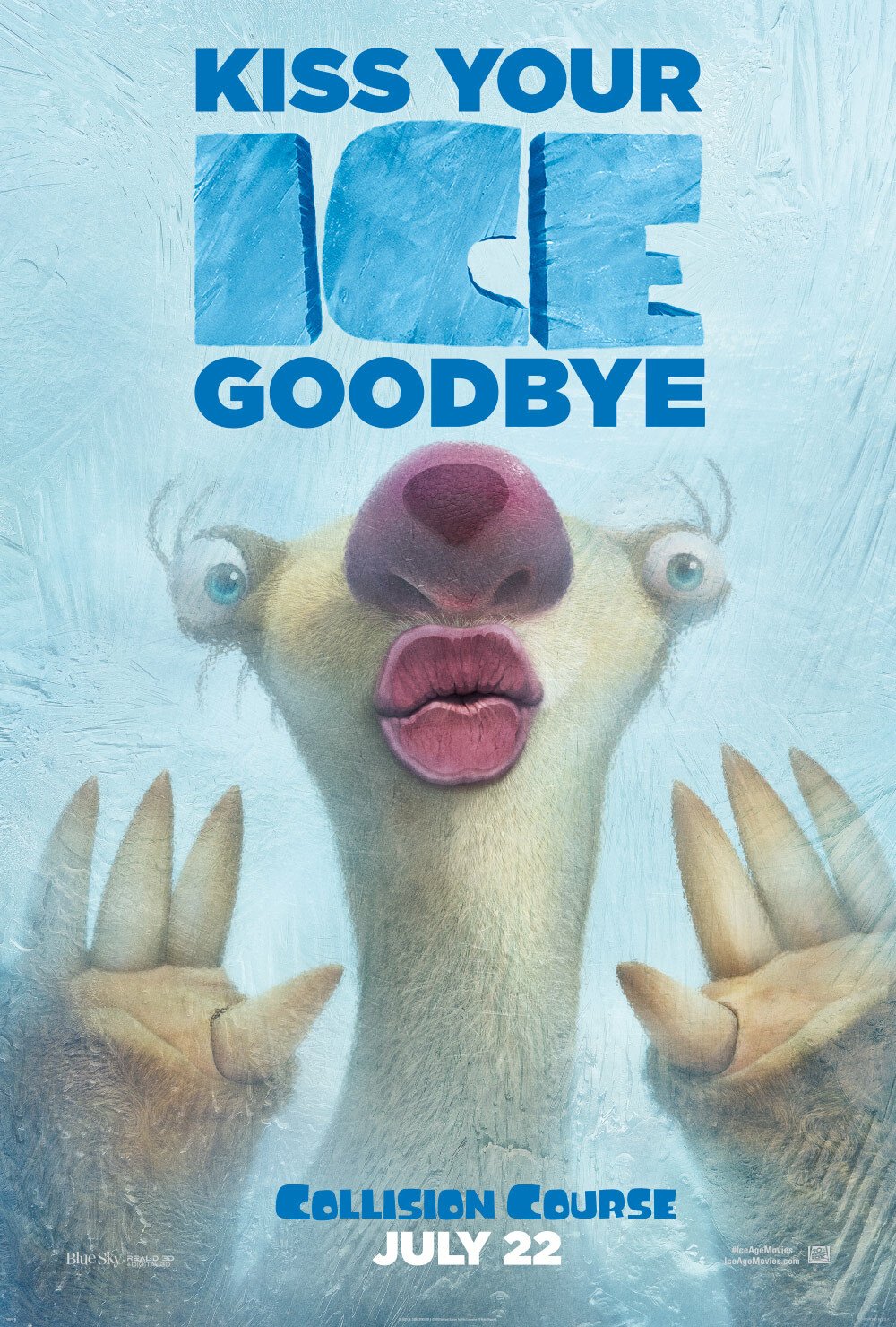 Sid sul nuovo poster dell'Era Glaciale 5