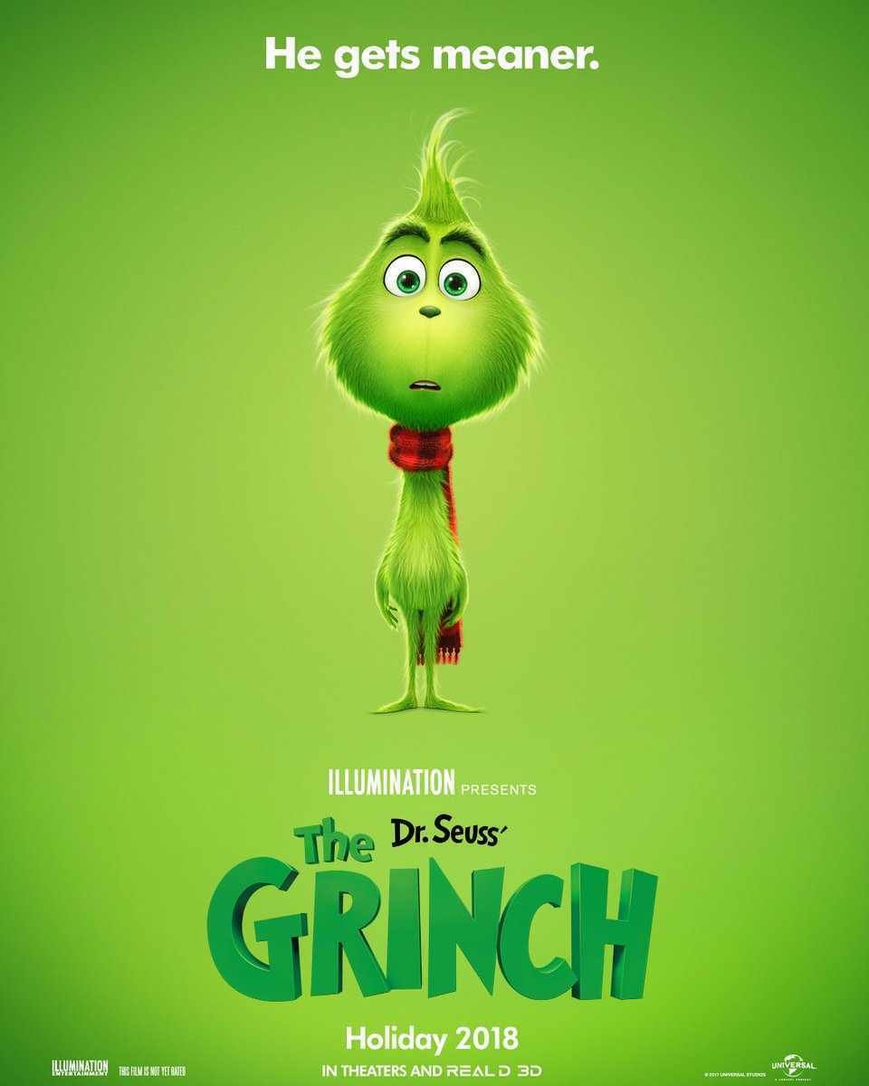 Un baby Grinch per il poster del nuovo film d'animazione
