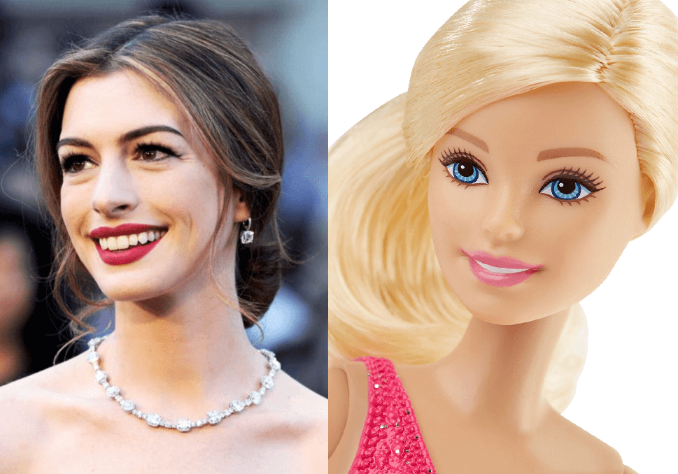 Anne Hathaway vs Barbie
