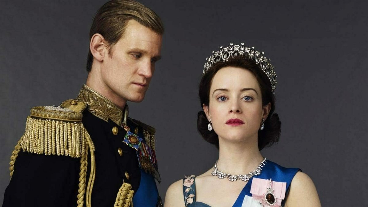 La Regina Elisabetta II e il Principe Filippo in The Crown