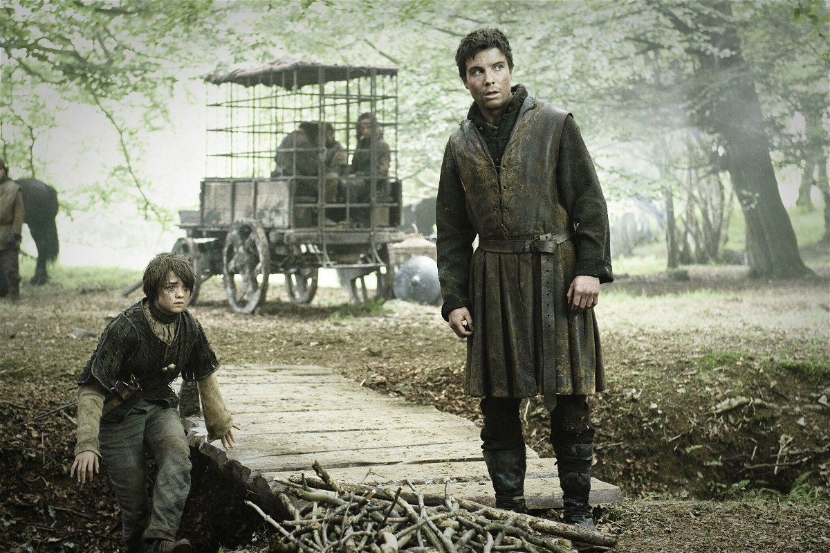 Arya e Gendry viaggiano con Yoren