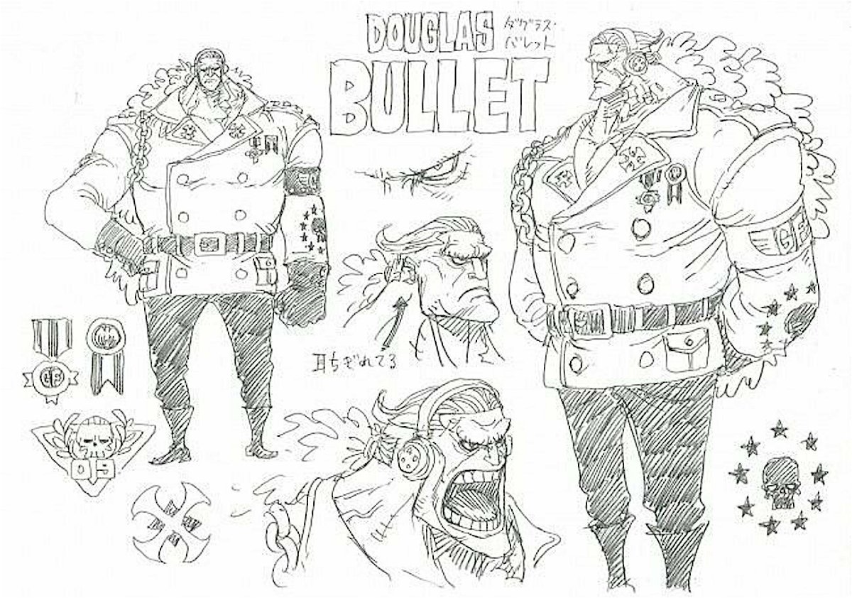 Character Design One Piece Douglas Bullet