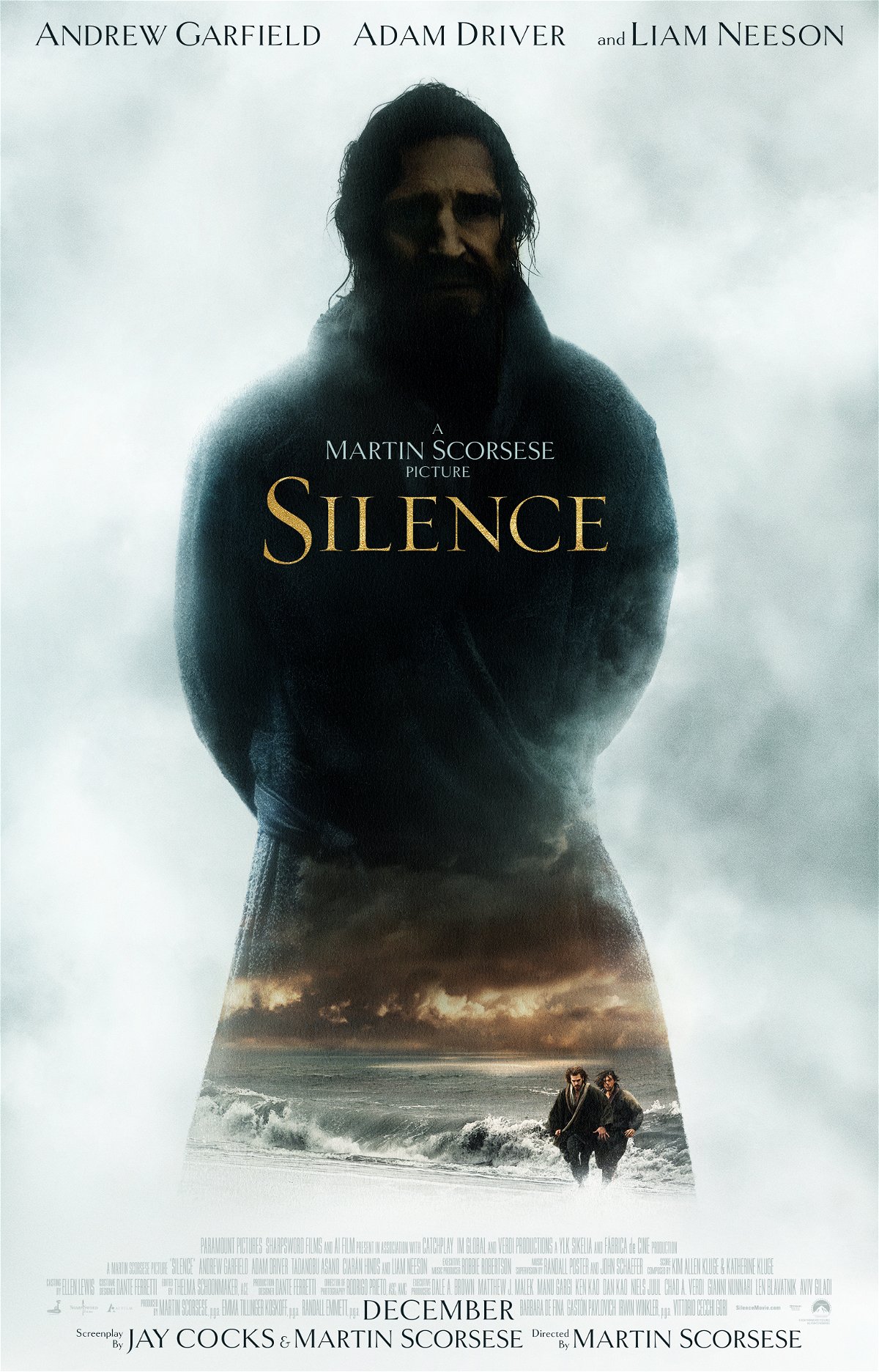 Il poster del nuovo film di Martin Scorsese, Silence