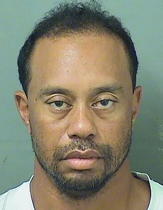Tiger Woods, foto segnaletica